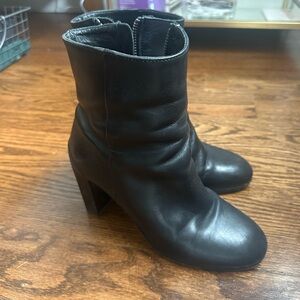 All Saints Black Heeled Boots